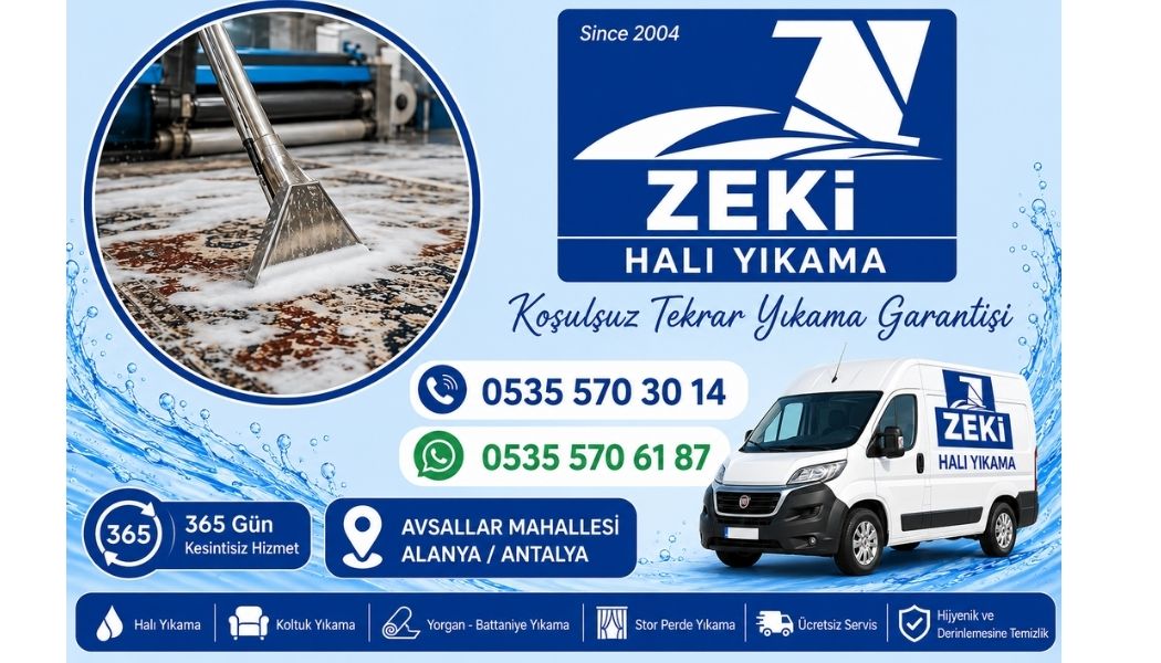 Alanya Avsallar Mahallesi Halı Yıkama Hizmetleri